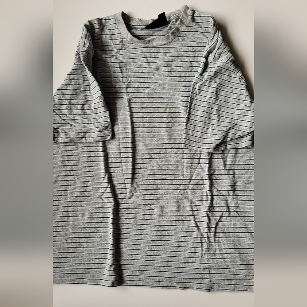 Vintage Striped Oversized Tee